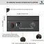 Pantalla sombra solar RV 8x14pulg malla negra
