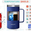 Taza café acero inox 20oz aislamiento vacío asa tapa