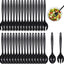 Set 32 cubiertos plástico grandes 9.8pulg para fiestas y eventos