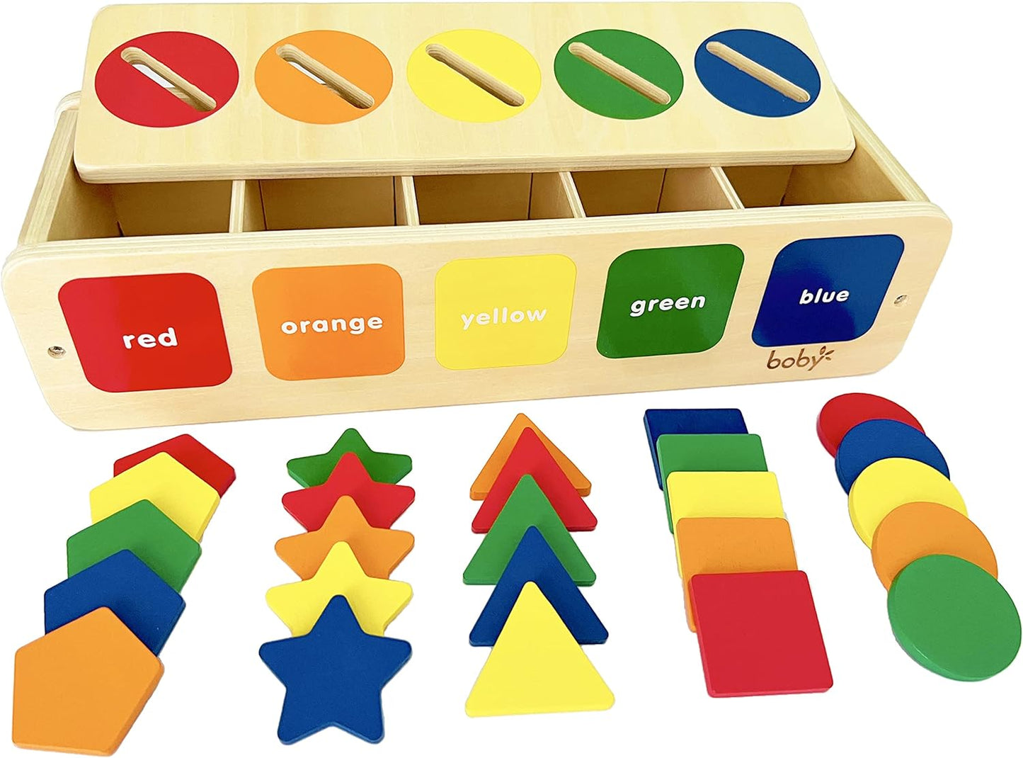 Caja clasificar colores formas bebé 1-3 años