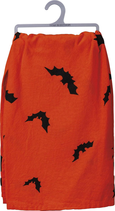 Toalla cocina Halloween retro bruja 28x28pulg