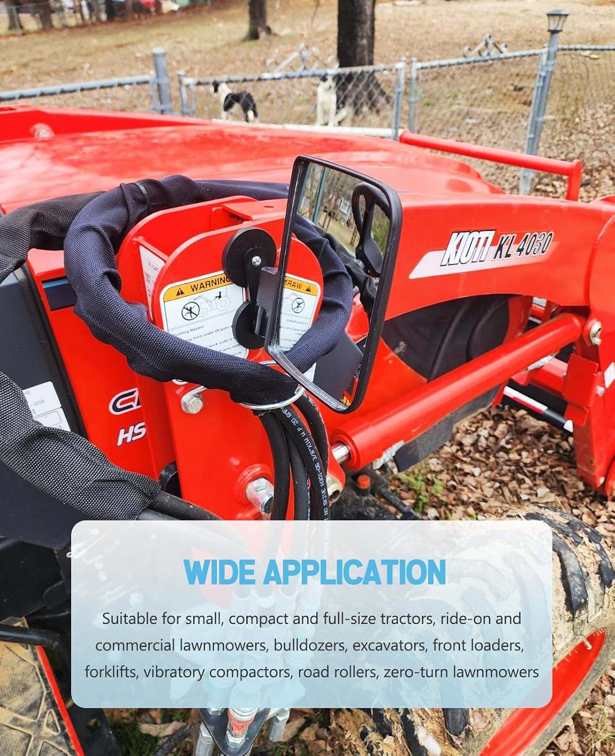 Espejos laterales tractor comp Kubota B BX Mahindra