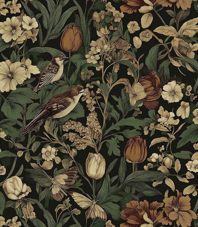Papel tapiz autoadhesivo floral vintage 17.3x394