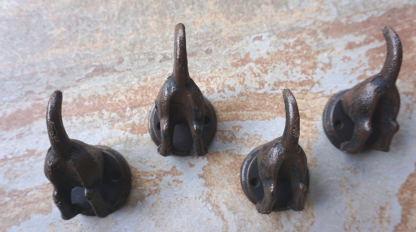Ganchos hierro fundido soporte llaves decorativos