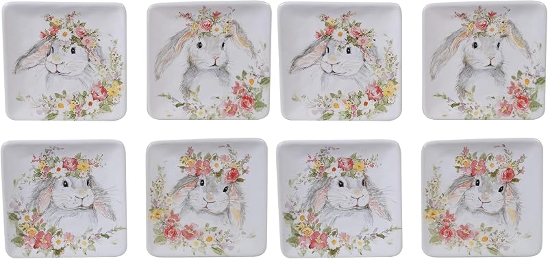 Set 4 Platos Canapé 6pulg Diseños Surtidos