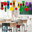 24 Bolas Colgantes Manzana Panal Decoración Aula