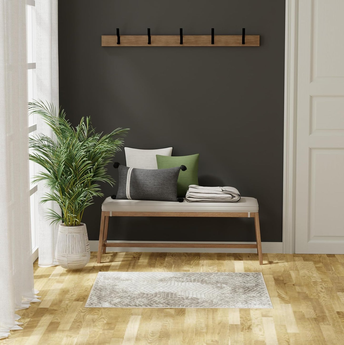 Alfombra área 2x4ft fácil limpiar dormitorio sala comedor