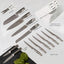 Set 14 Pzas Cuchillos Acero Inox Bloque con Afilador