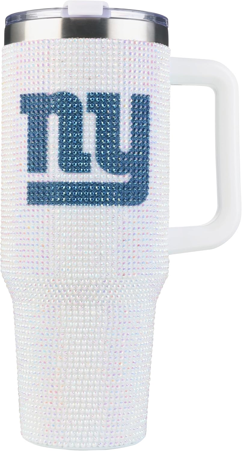 Vaso Tumbler New York Giants 46oz Blanco Bling
