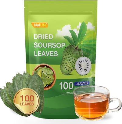 Té de hojas de guanábana 100 hojas secas