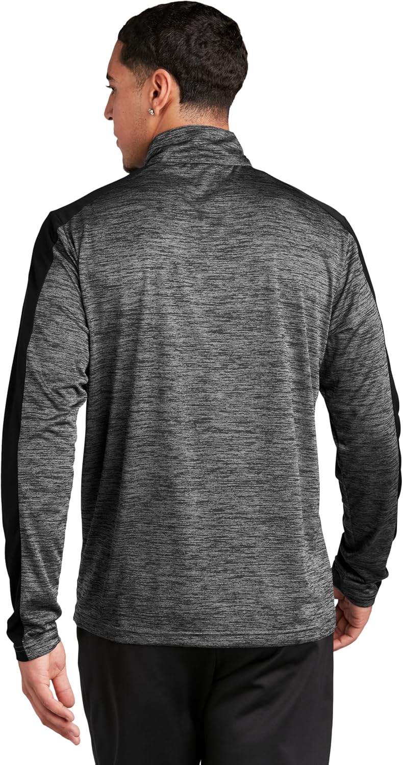 Pullover Unisex Colorblock Quarter Zip PosiCharge