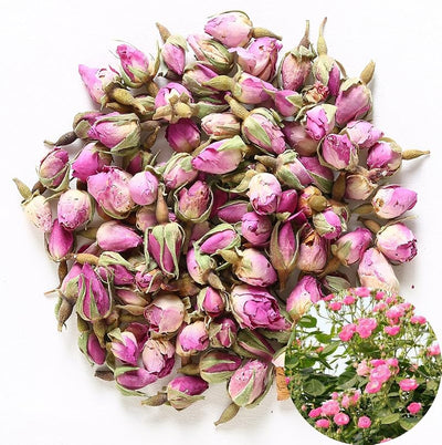 Rosas Damascena secas orgánicas para culinaria 2oz