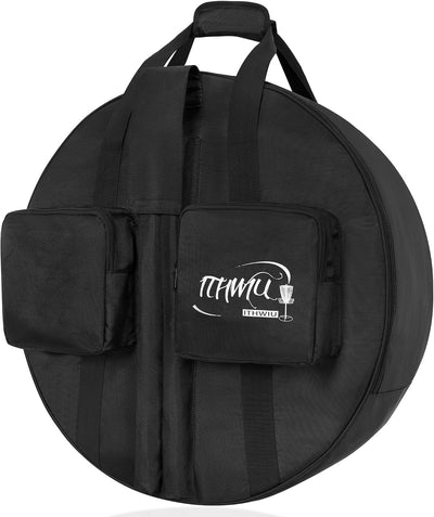 Cesta golf acolchada resistente agua 27x8.4pulg negro
