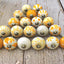 Set 20 Pomos Cerámica Estampado Floral Hogar Cocina