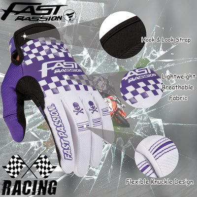 Guantes motocicleta antideslizantes para hombre mujer ciclismo mtb