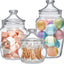 Recipientes baño plástico set 3 60/42/24oz sin BPA