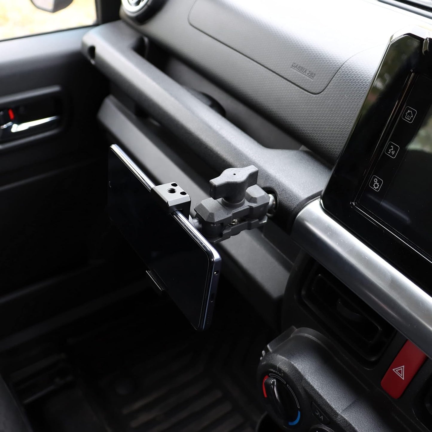 Soporte teléfono aluminio para Suzuki Jimny JB64 JB74