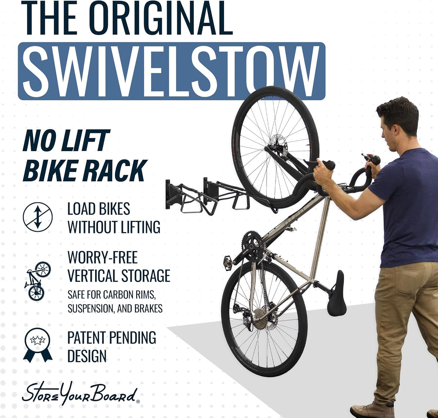 Estante para bicicleta de montaña resistente colgador garaje
