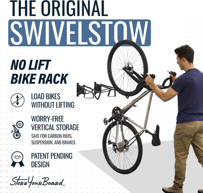 Estante para bicicleta de montaña resistente colgador garaje