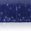 Mantel lentejuelas azul 50x72pulg rectangular fiestas