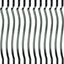 Balaustres aluminio 32pulg estilo barroco 25 pzas negro mate