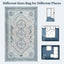 Alfombra sala dormitorio 8x10ft vintage pelo bajo