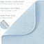 Tapete secar platos 16x18" azul cielo microfibra