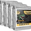 4 Cubiertas Lona Plateada 8x10ft Impermeables Resistentes
