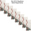 Mantel navideño tela doble cinta 60x102pulg estampado acebo