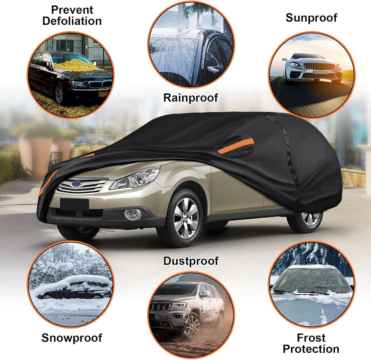 Funda impermeable tela 600D comp Mercedes S400