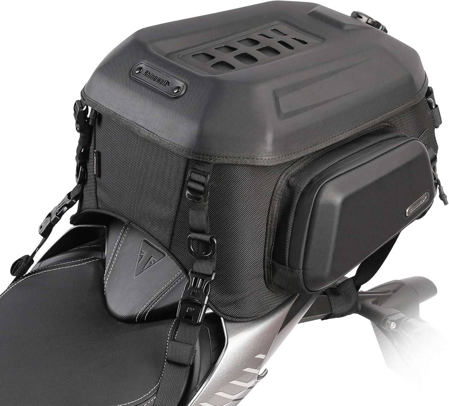 Bolsa trasera motocicleta Rhinowalk 23-35l impermeable