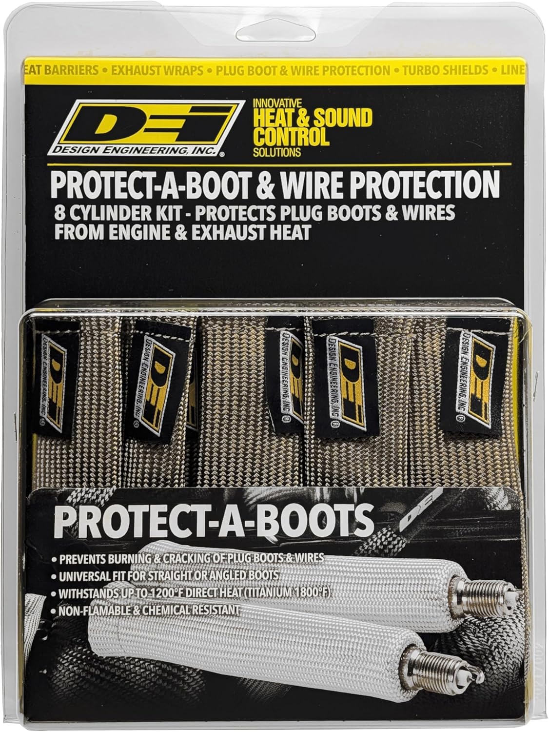 Fundas protectoras arranque bujías 6pulg pack 8
