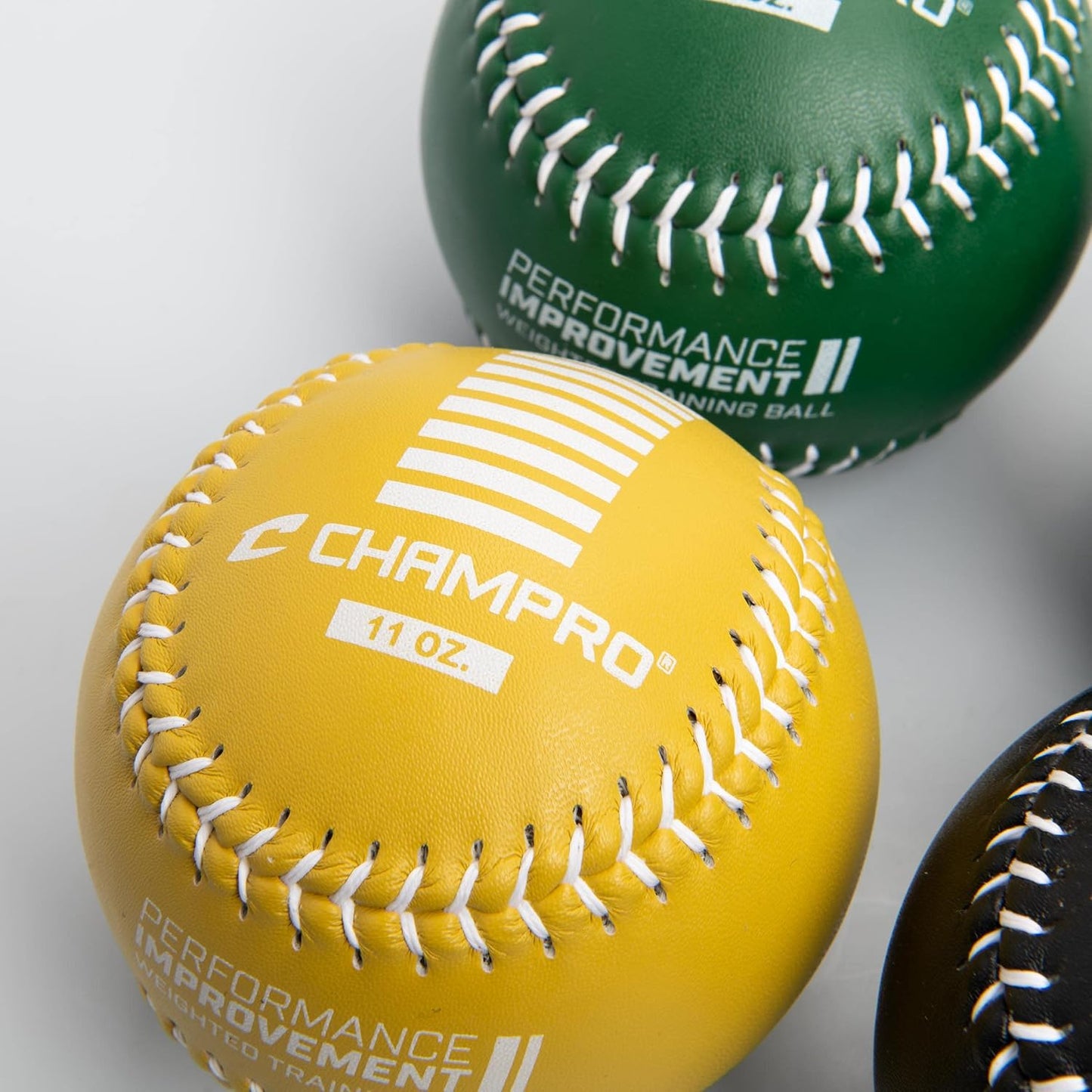 Softball entrenamiento set 4 12pulg verde amarillo negro