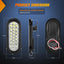 2 Luces LED 15cm Ovaladas para Luz Trasera Camión 12V IP67
