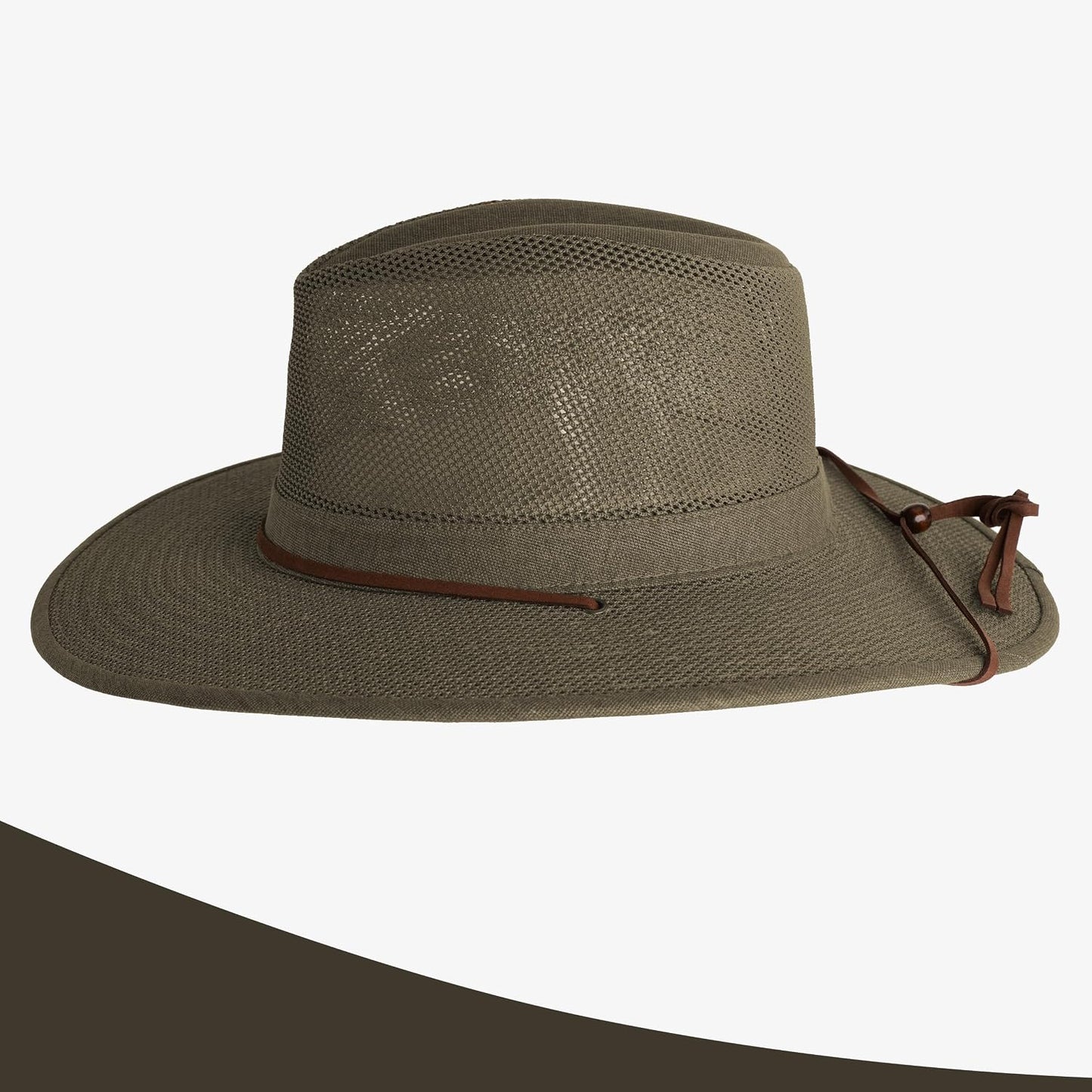 Sombrero sol ala ancha para hombre acampar