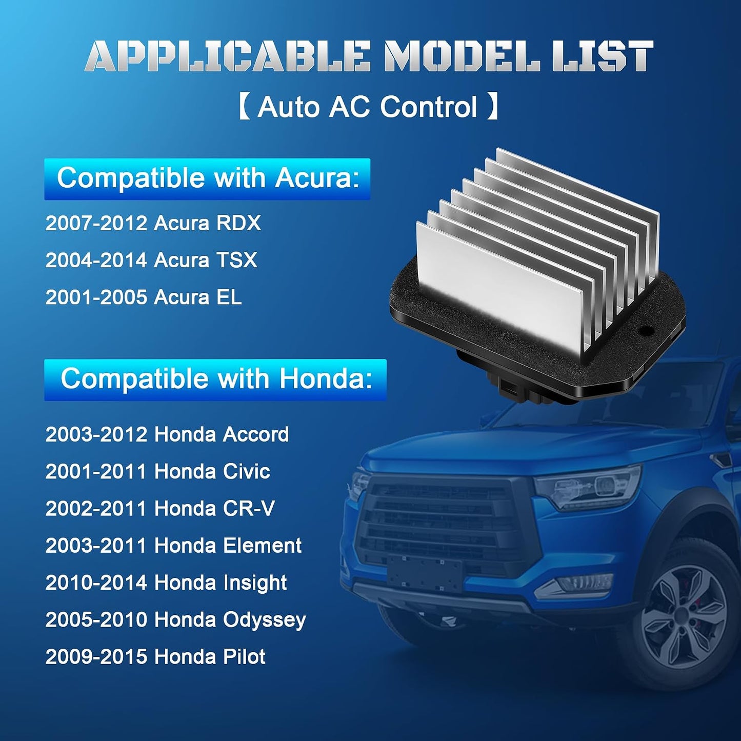 Repuesto modulo control motor ventilador Honda Accord CRV