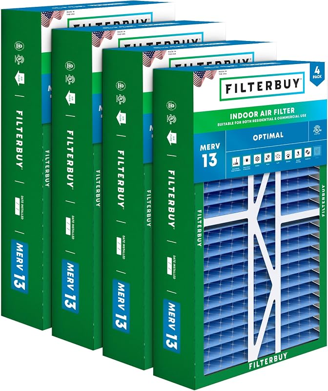 Filtros aire horno MERV 13 AFB Platinum 4unid