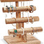 Soporte madera para pulseras y relojes con barra T