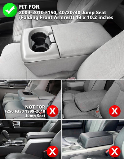 Funda cojín reposabrazos Ford F asiento plegable beige