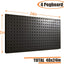 Organiz. tablero clavijas acero 48x24 48 ganchos