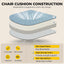 Cojines sillas interior 16x16x2pulg con lazo antiderrap