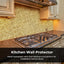 Azulejos 3D hexagonales autoadhesivos cocina baño 8 pzas