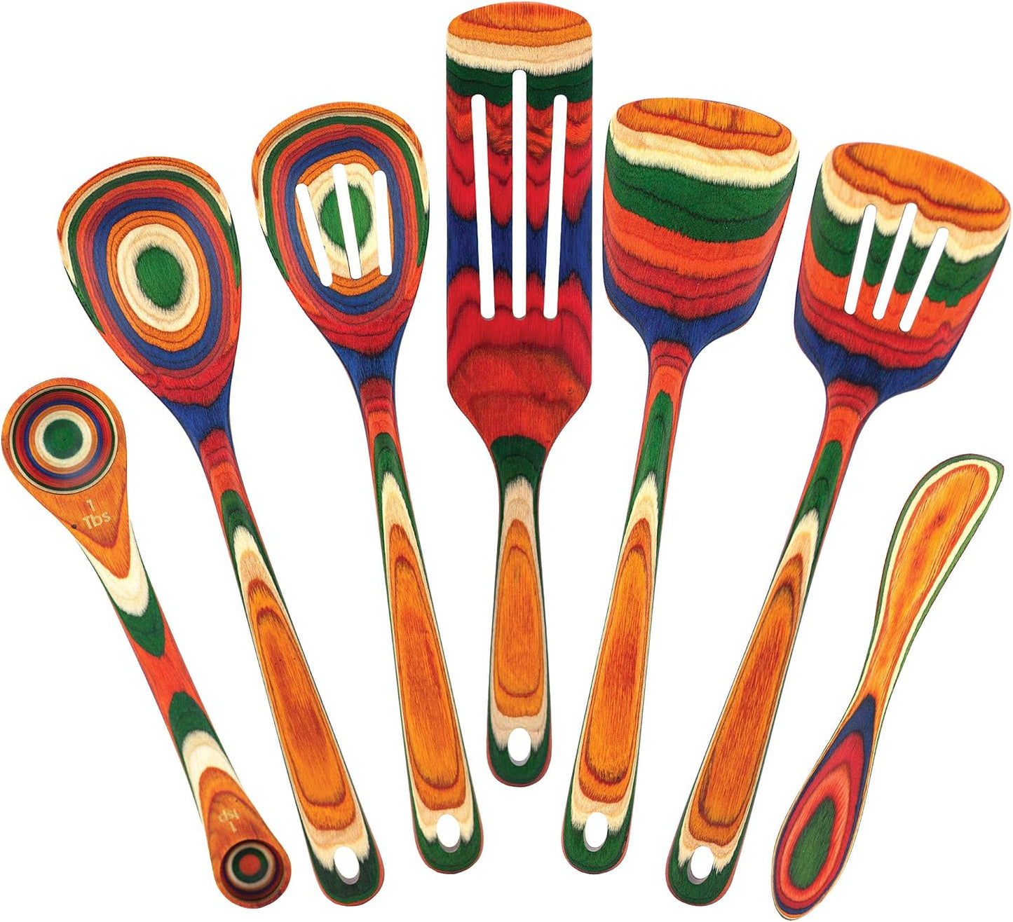Juego 7 Utensilios Cocina Seguros para Antiadherentes