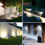 Focos solares impermeables IP65 6uds 52LED 2en1 para jardín