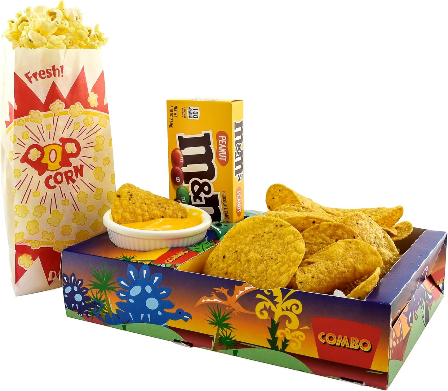 Kit 18 Pzas Bolsas Palomitas Dinosaurios Niños