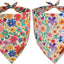 Bandanas florales para perros XL primavera verano