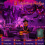 Luces Halloween 100 LED 33ft Tela Naranja Morado