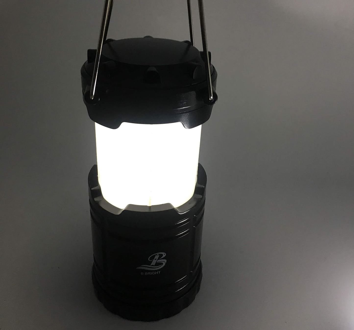 Linterna camping LED plegable luz blanca y llama simulada