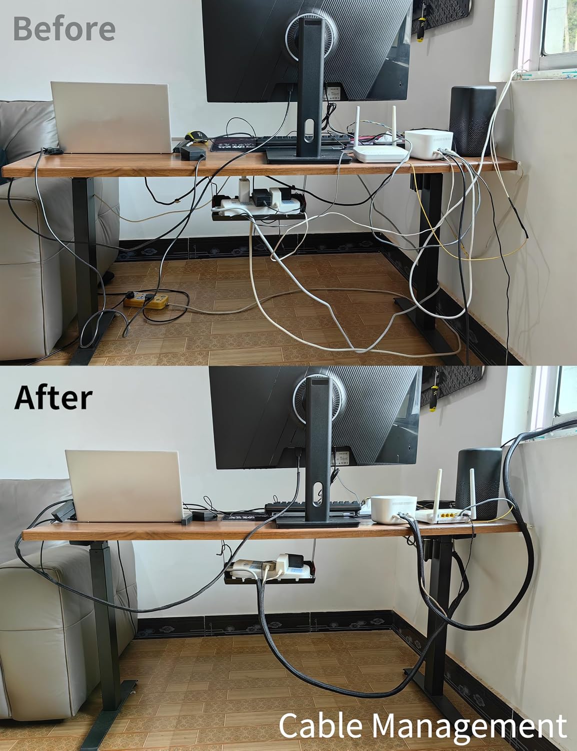 Funda telar alambre organiz. cables anti mordidas
