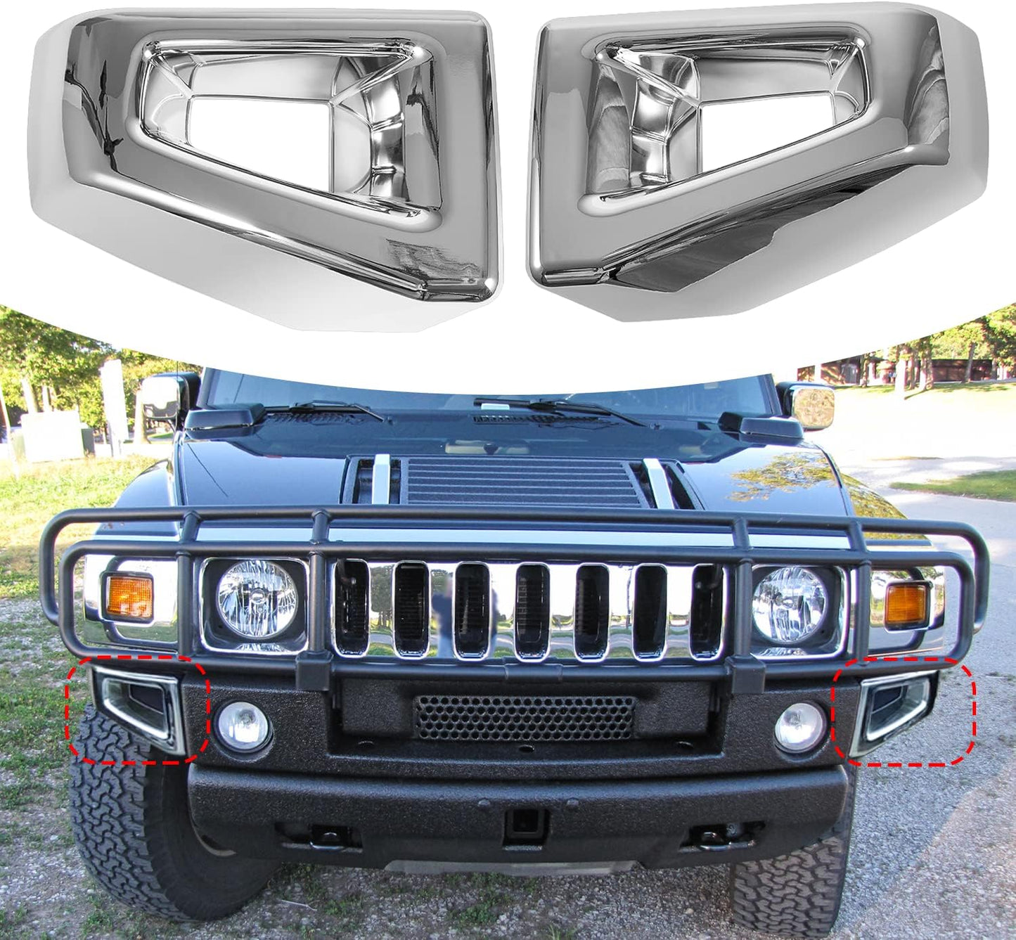 Cubiertas esquina parachoque Hummer H2 03-09